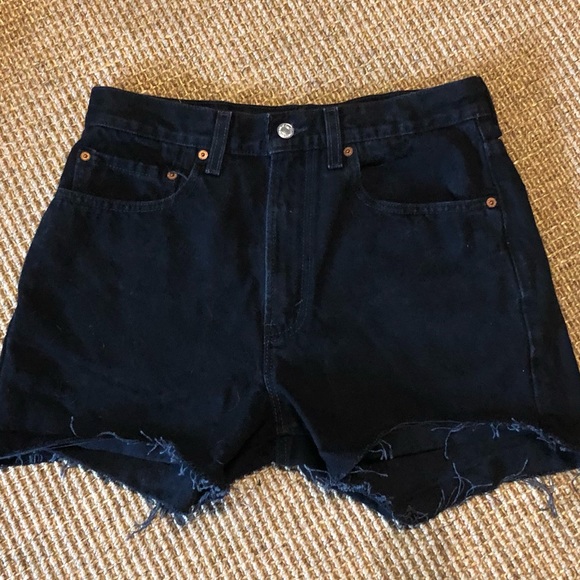 Levi's Pants - Levi’s 505 Women’s Black Denim Cut Off Shorts, Waist 32